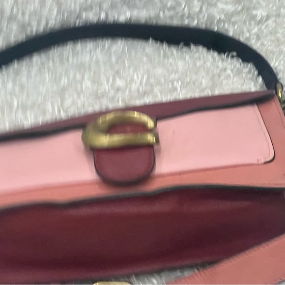 Coach Pink Tabby Shoulder Bag Colorblock Crossbody - Picture 7 of 14